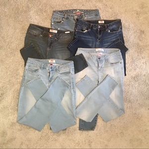 5 Pair Jean Bundle Size 9